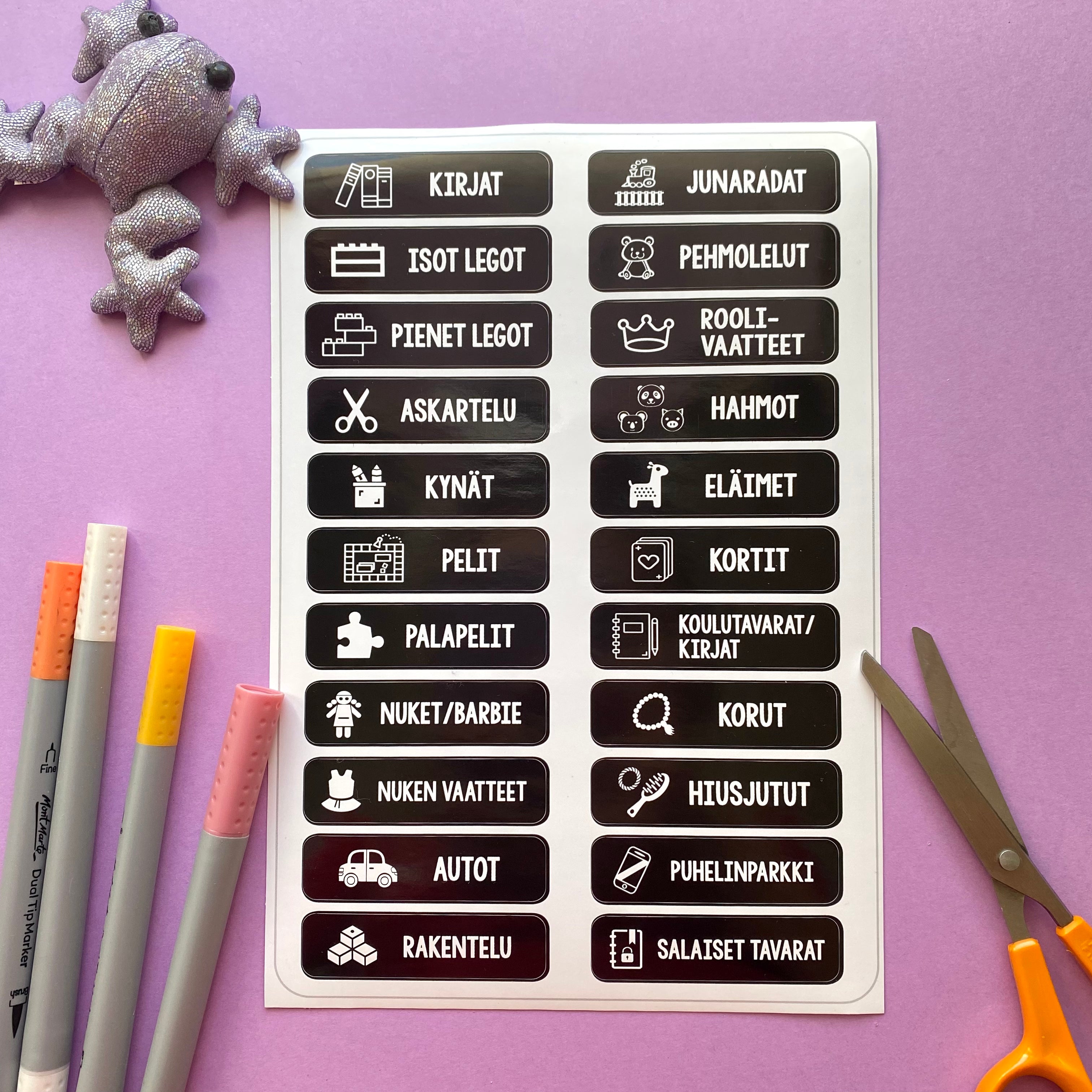 Järjestelytarrat ja maustetarrat