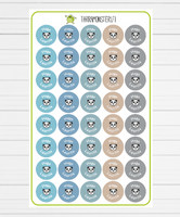 Mini Pilkku - värilajitelmatarrat