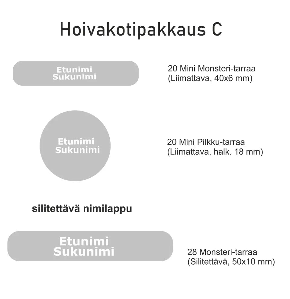 Seniorit - Hoivakotipakkaus C