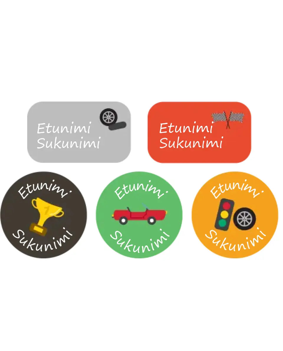 Teemapakkaus - Autoilua - Pikku Monsterin pakkaus