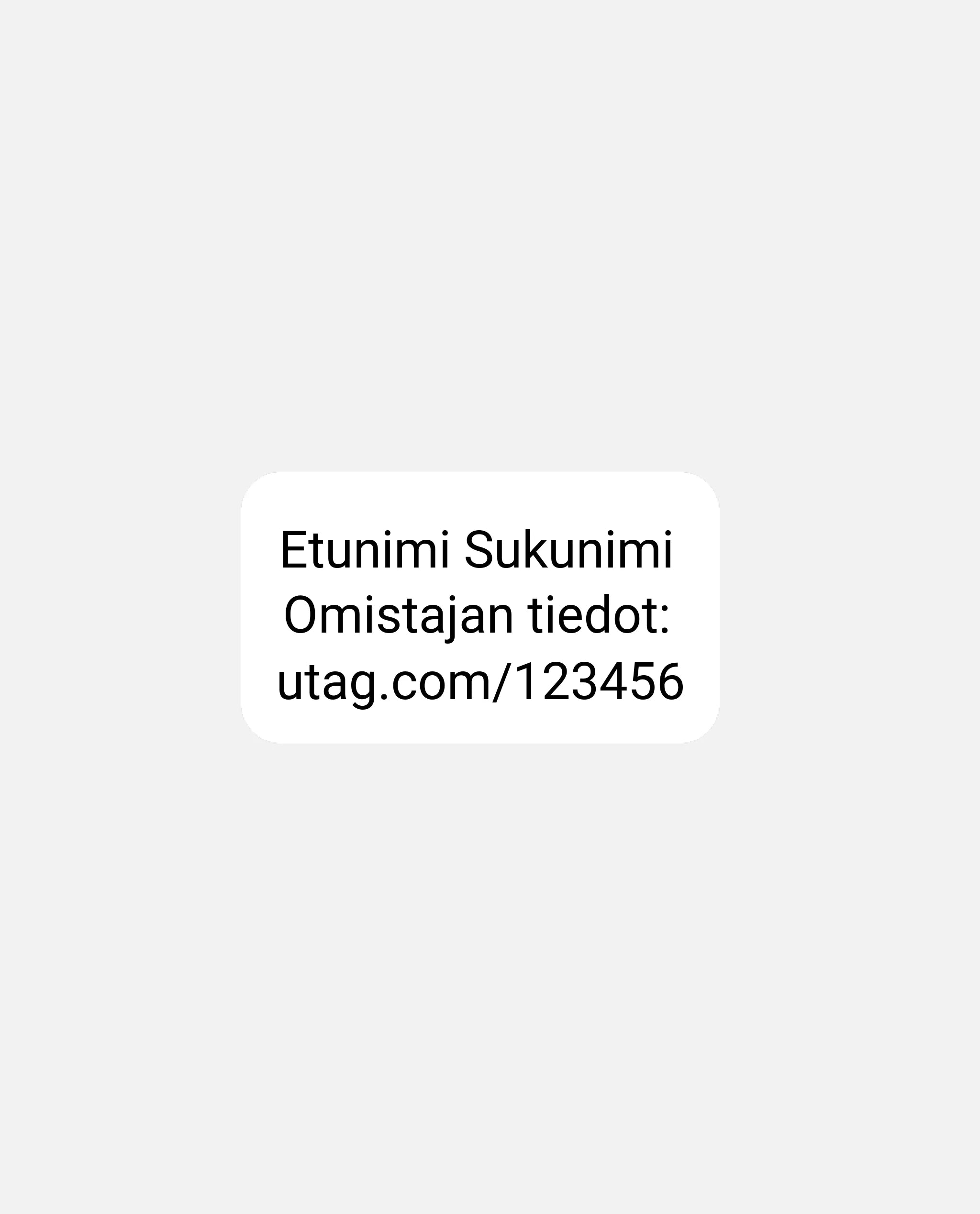 uTag tarratuotteet, Mini Boxi