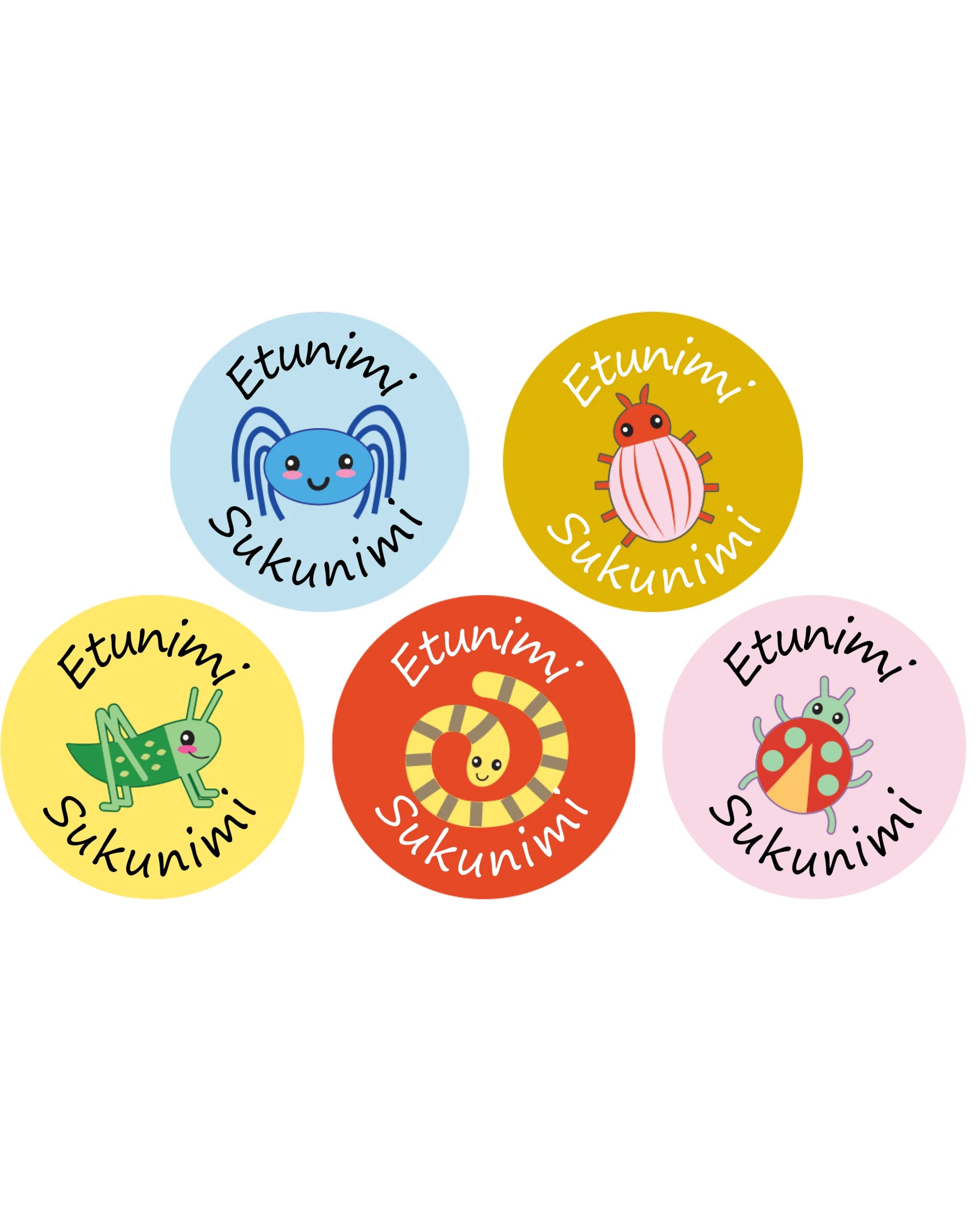 Teemapakkaus - Hyönteiselämää pun. - Mini Pilkku