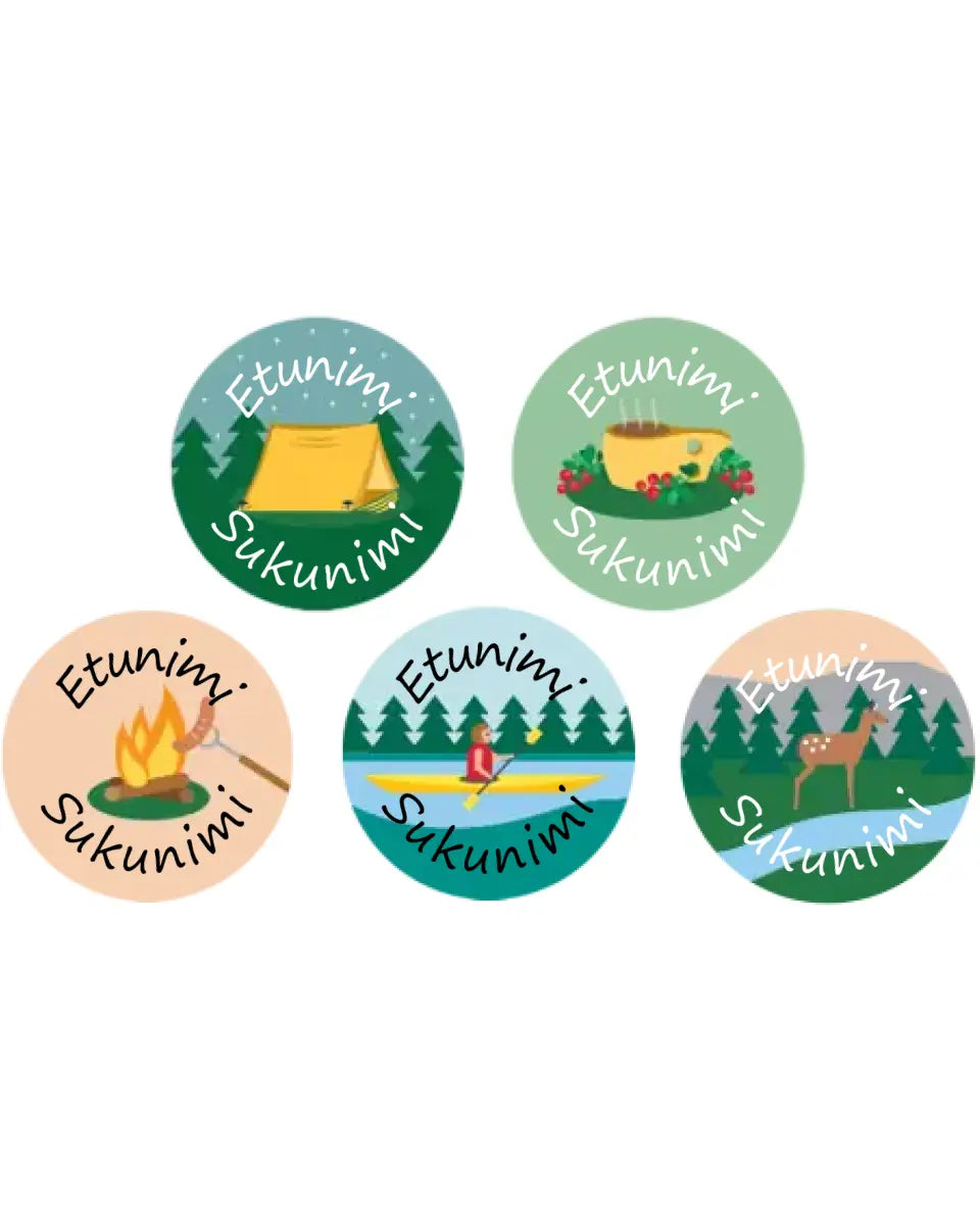 Teemapakkaus - Retkeilemässä - Mini Pilkku