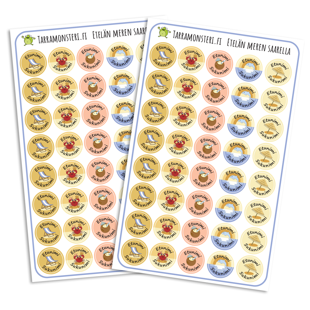 Teemapakkaus - Etelänmeren saarella - Mini Pilkku